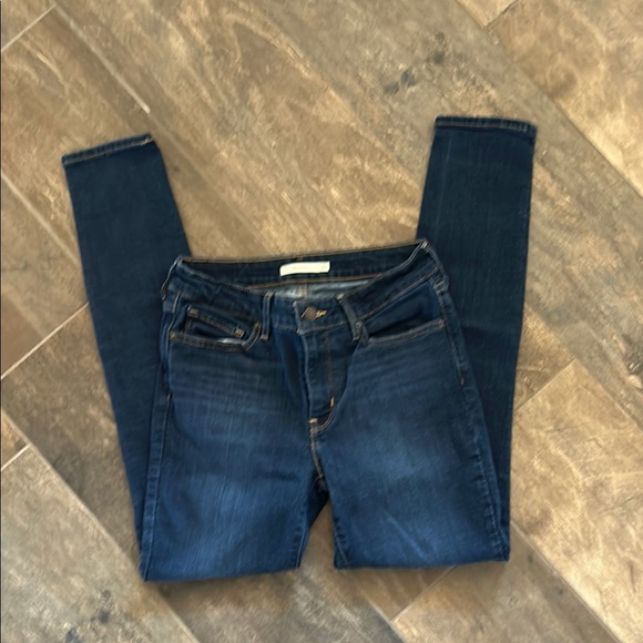 Signature by Levi Strauss Dark Blue Skinny Jeans - Picture 1 of 7